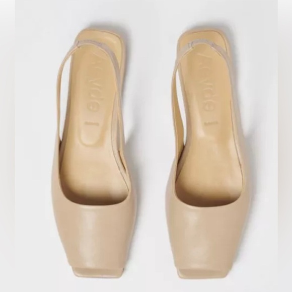 NWT Aeyde Slingback leather  Shoes size 6 - Picture 1 of 6